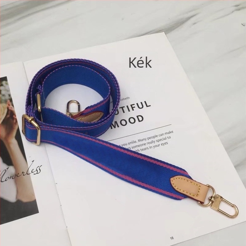 Nylon táska vállpánt, betűs minta, 2025 tavasz