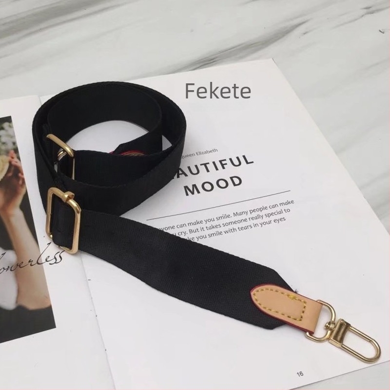 Nylon táska vállpánt, betűs minta, 2025 tavasz