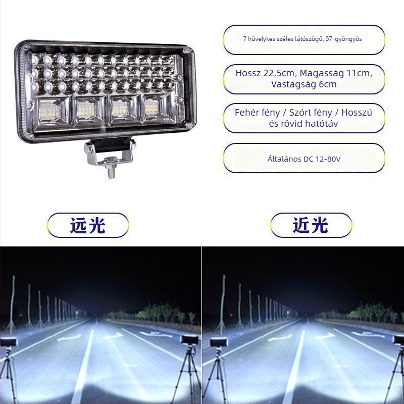 Kamion LED reflektor 12–24V anti-fog fény, Modell 1, Kompatibilis 1 modellel — Tianzhiba