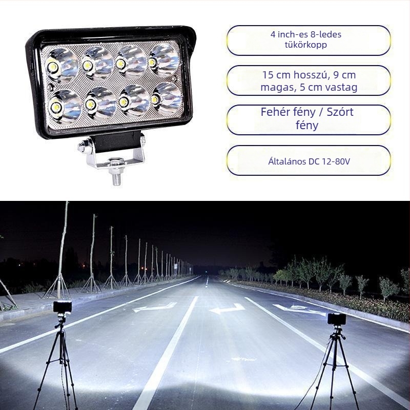 Kamion LED reflektor 12–24V anti-fog fény, Modell 1, Kompatibilis 1 modellel — Tianzhiba