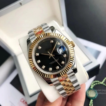 Daiska automata mechanikus óra, 904L rozsdamentes acél karkötő, férfi üzleti óra, 41 mm-es számlap, fénylő mutatók, naptár