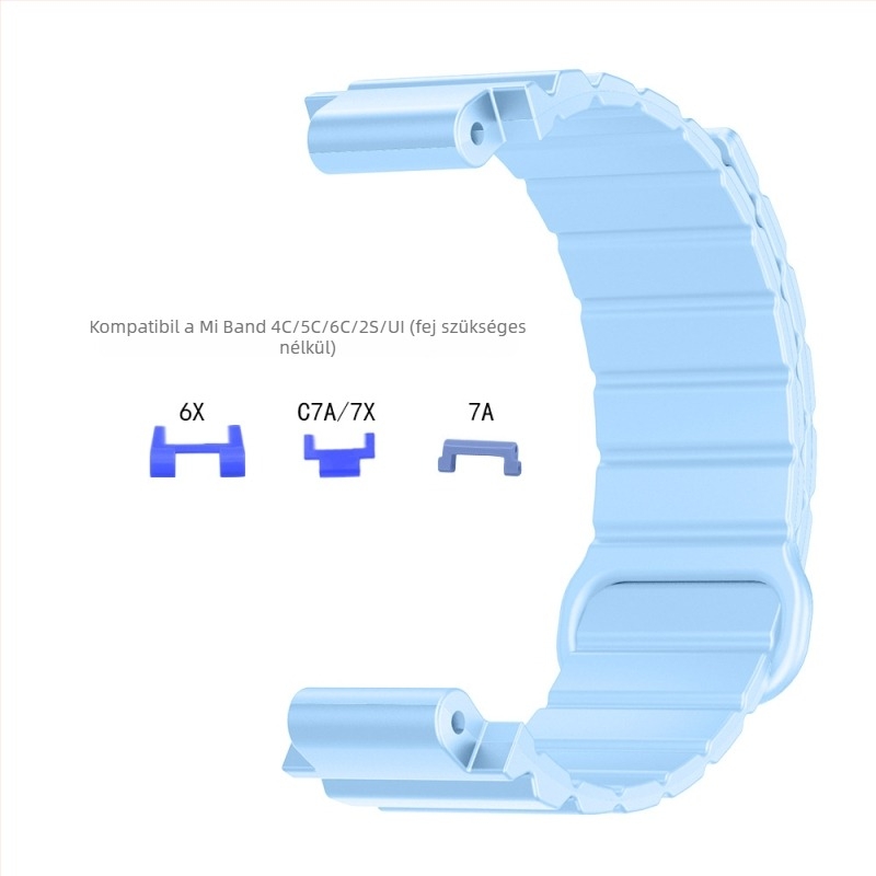 HW szilikon mágneses óraszíj gyerekeknek Mi Tu 4C/5C/6C/2S/U1/6X/C7A/7X órákhoz
