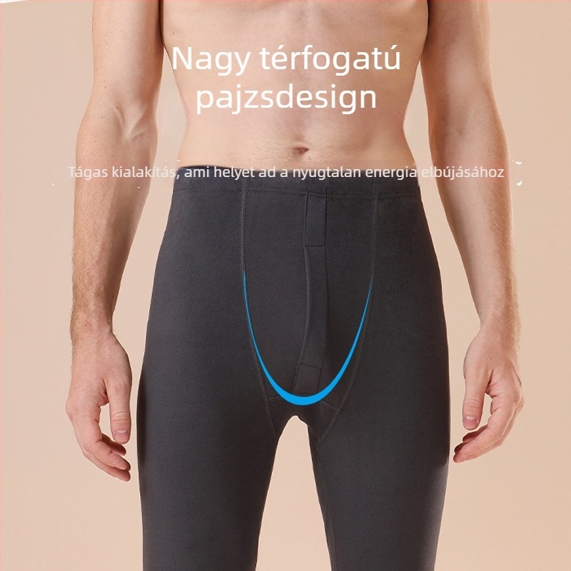 Férfiak Seamless termosz nadrág téli viselet | Poliészter; magas derekú; szövetsűrűség 181–200 g/m2; melegen tart