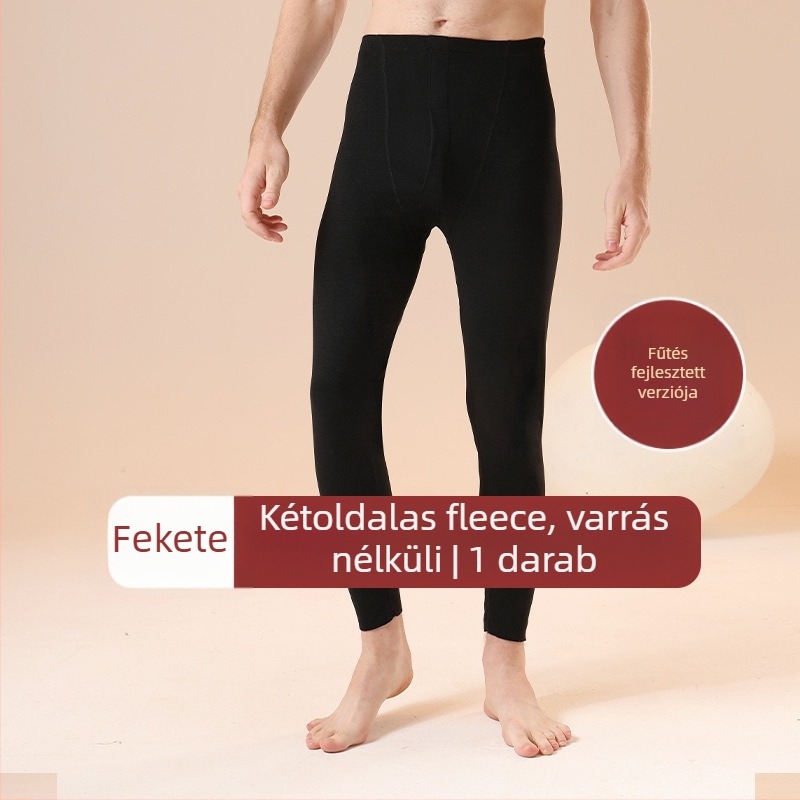 Férfiak Seamless termosz nadrág téli viselet | Poliészter; magas derekú; szövetsűrűség 181–200 g/m2; melegen tart