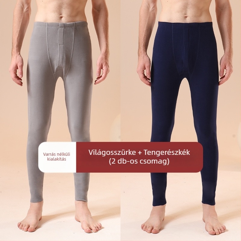 Férfiak Seamless termosz nadrág téli viselet | Poliészter; magas derekú; szövetsűrűség 181–200 g/m2; melegen tart