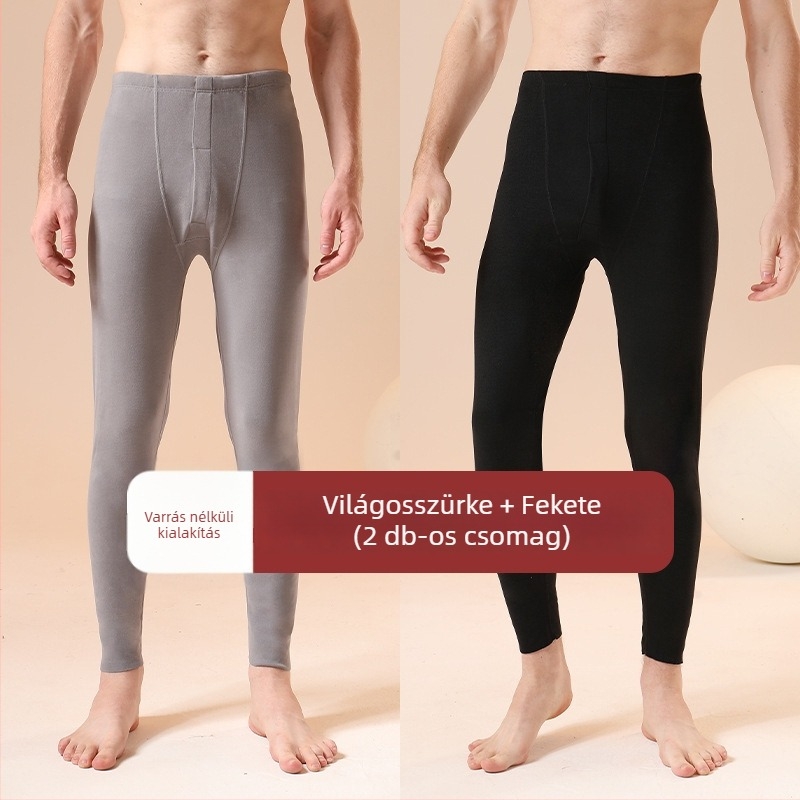 Férfiak Seamless termosz nadrág téli viselet | Poliészter; magas derekú; szövetsűrűség 181–200 g/m2; melegen tart