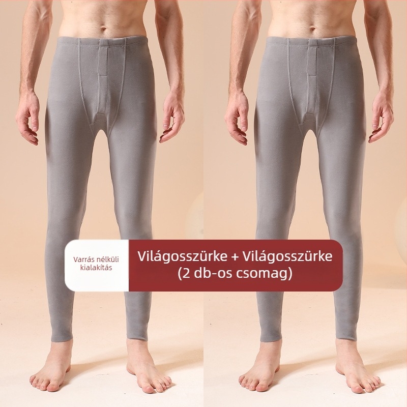 Férfiak Seamless termosz nadrág téli viselet | Poliészter; magas derekú; szövetsűrűség 181–200 g/m2; melegen tart