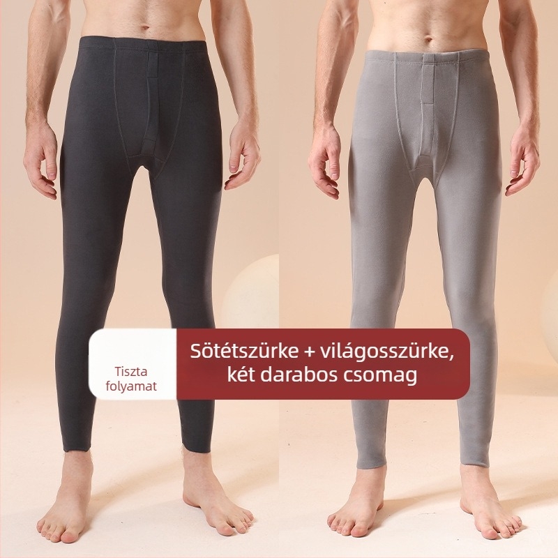 Férfiak Seamless termosz nadrág téli viselet | Poliészter; magas derekú; szövetsűrűség 181–200 g/m2; melegen tart