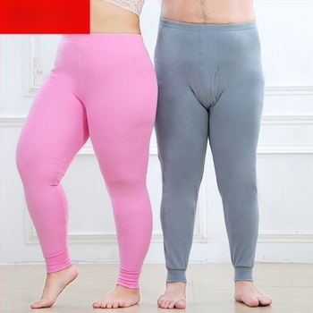 Uniszex hosszú termikus alsó 100% pamutból, méret XL, piros, meleg őszre