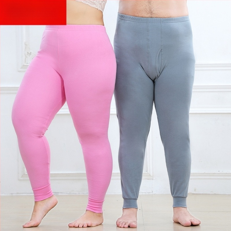 Uniszex hosszú termikus alsó 100% pamutból, méret XL, piros, meleg őszre