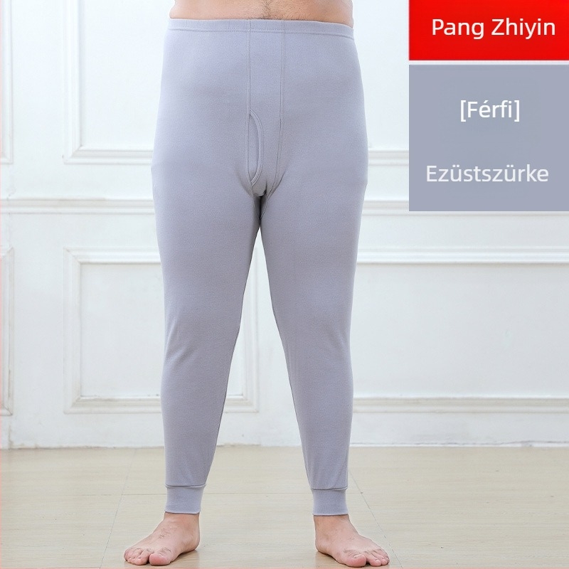 Uniszex hosszú termikus alsó 100% pamutból, méret XL, piros, meleg őszre