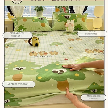 Gyerekeknek szóló ágytakaró kartún mintával, 100% pamut, twill szövés, reaktív festés, minden szezonban