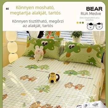 Gyerekeknek szóló ágytakaró kartún mintával, 100% pamut, twill szövés, reaktív festés, minden szezonban