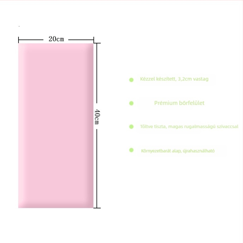 Gyermekek védő puha falipárna öntapadós tatami hátfalhoz — PVC anyag, rajzfilmszerű stílus, egyszínű minta, testreszabható, alkalmas nappalira, hálószobára, külső terekre és éttermekbe