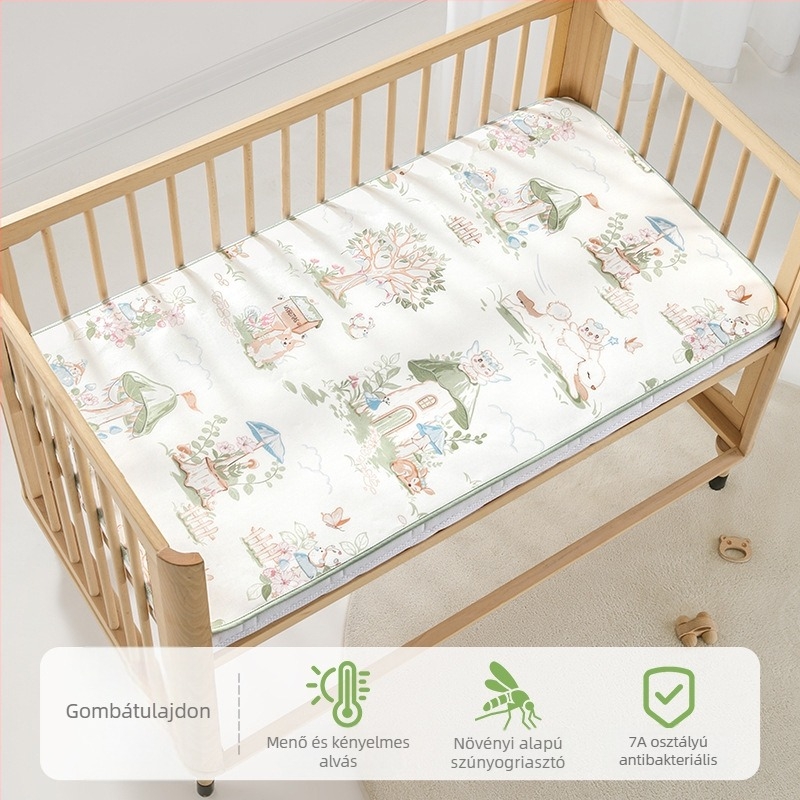 Bepeps Baba hűsítő matrac – Természetes eukaliptuszrost és poliészter, 1–2 éveseknek, bölcső/matrac