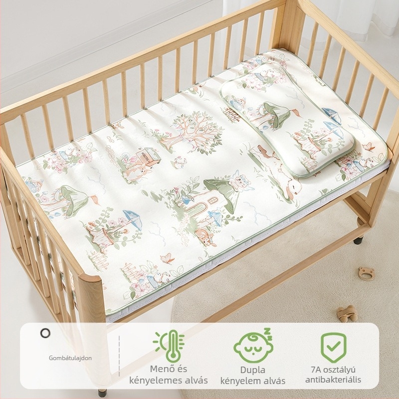 Bepeps Baba hűsítő matrac – Természetes eukaliptuszrost és poliészter, 1–2 éveseknek, bölcső/matrac