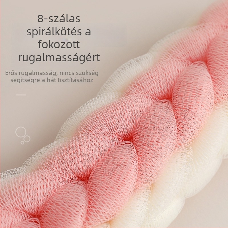 Habfürdőgolyó hosszú csíkos hátmasszírozó eszköz, nagy méretű prémium fürdő kiegészítő