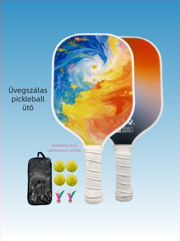 Fiberglass pickleball ütő logónyomás opcióval (Anyag: Fiberglass; Márka: Blue Power; Tömeg: 220 g)