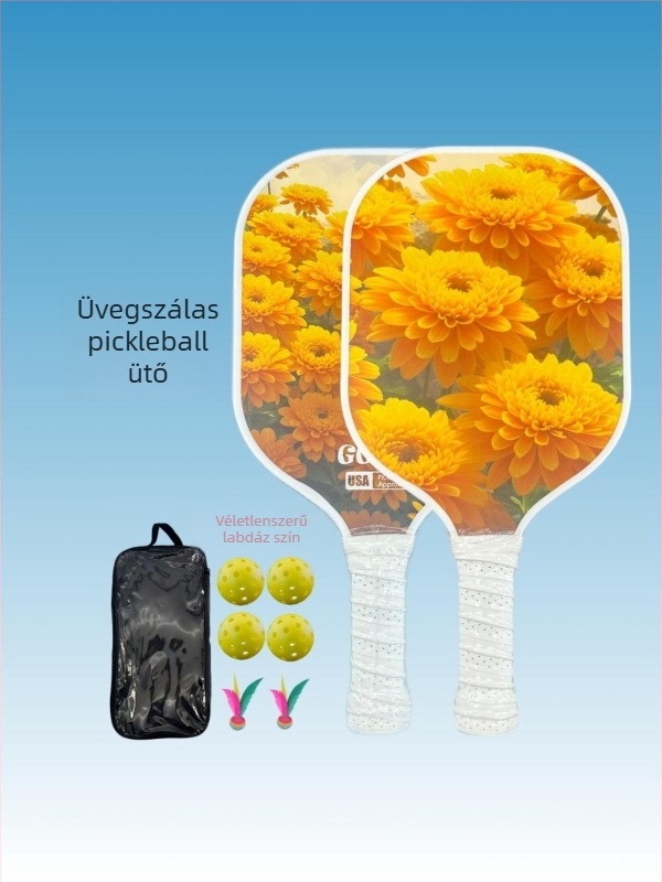 Fiberglass pickleball ütő logónyomás opcióval (Anyag: Fiberglass; Márka: Blue Power; Tömeg: 220 g)