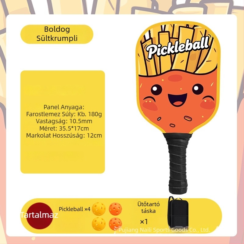 Üvegszálas pickleball ütő gyerekeknek – kezdő