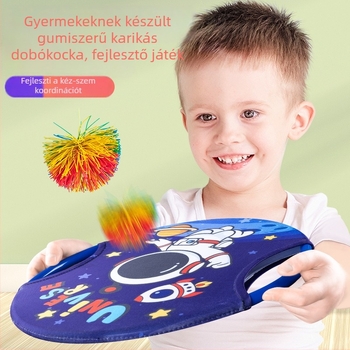 Családi sportedzőjáték gyermekeknek: tálcás labdavevős edzőjáték a koordinációhoz (7–14 évesek) - PP csomagolás, videó útmutató elérhető