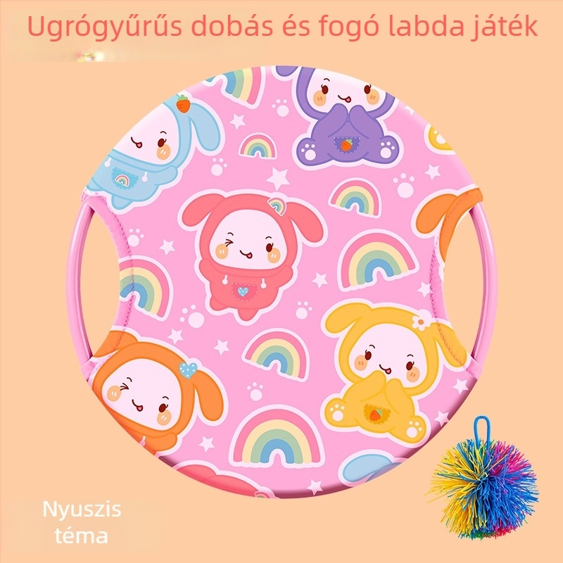 Családi sportedzőjáték gyermekeknek: tálcás labdavevős edzőjáték a koordinációhoz (7–14 évesek) - PP csomagolás, videó útmutató elérhető