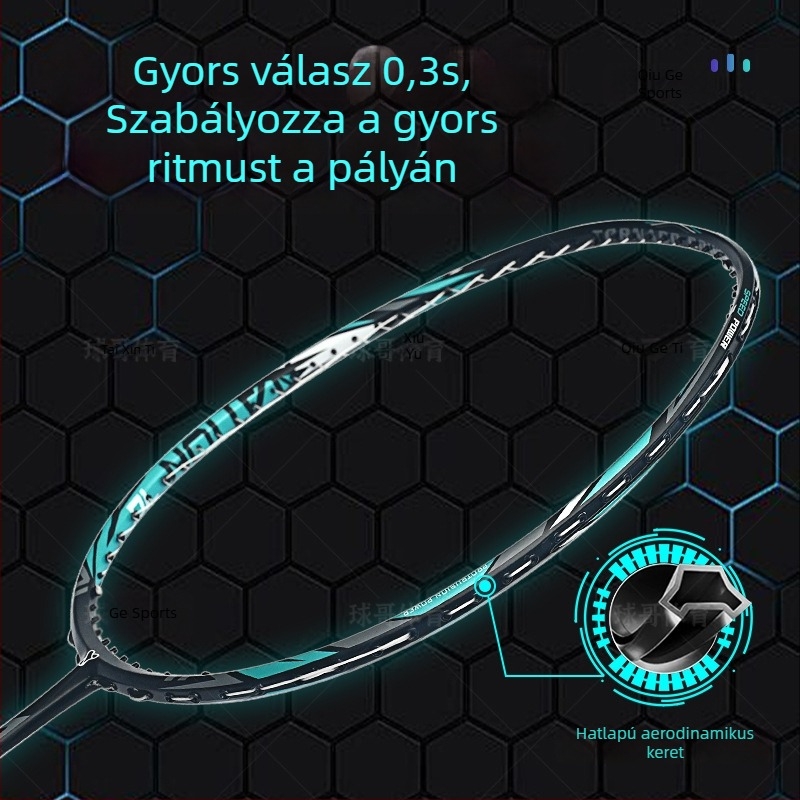 YImiba tollaslabdaütő, teljes szénszálas váz, 30T konfiguráció, nylon húrok, súly 80–84 g, mindent átfogó teljesítmény