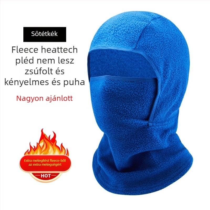 Polar fleece kerékpáros maszk, uniszex, testreszabható feldolgozás, téli arcvédő