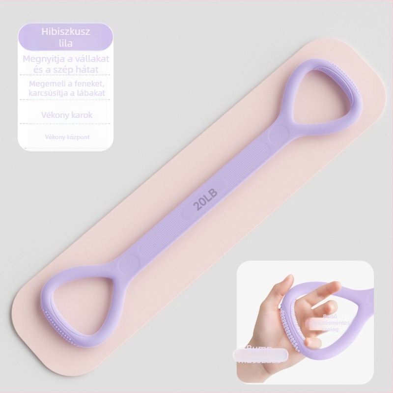Szilikonból készült feszítő, nyolcas alakú (Figure-8), 165 g, jóga- és fitnesz használatra