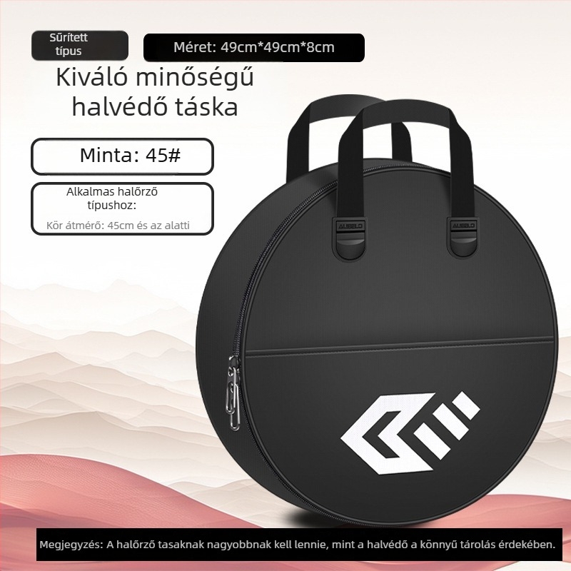 Baon vászon horgász táska, kétszintes tároló rekesz a horgász felszereléshez