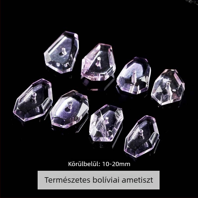 DIY ékszerkészítés kiegészítők – kristály, feldolgozás: vágás, csiszolás, polírozás, totem minta, származás Yiwu