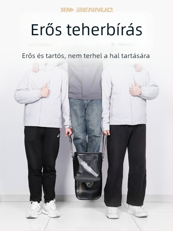 Élő halak számára készült, összecsukható, kemény falú EVA-anyagú halas vödör