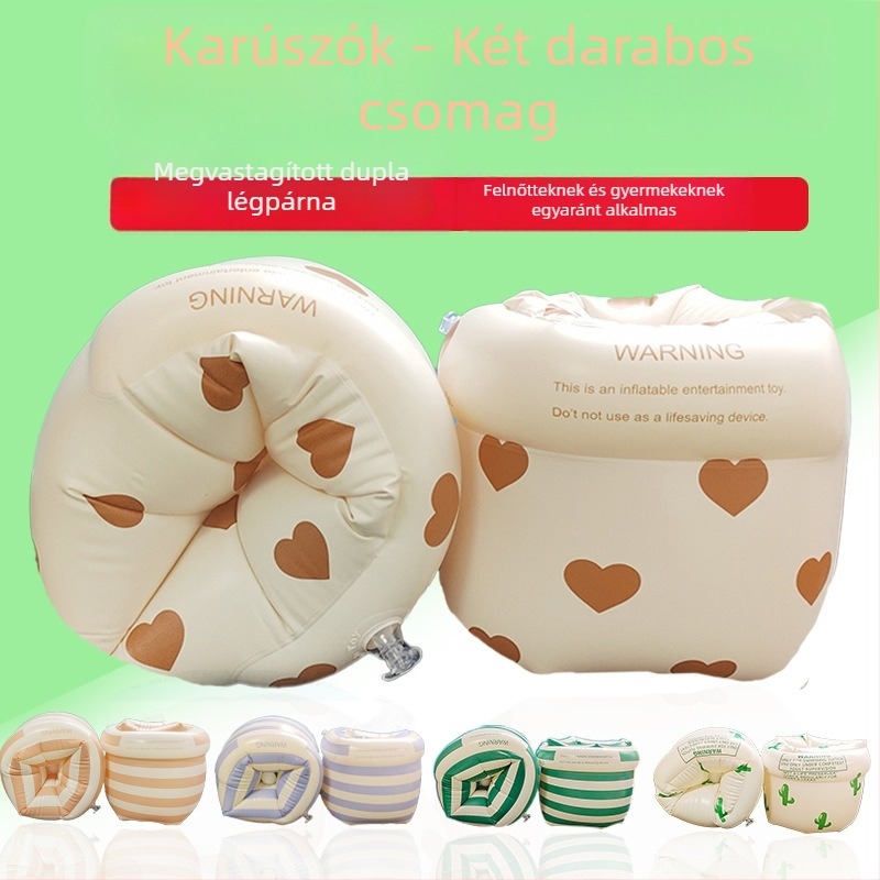 Megvastított felfújható karúszó retro stílusban, dupla légkamrával, biztonságos felnőtteknek