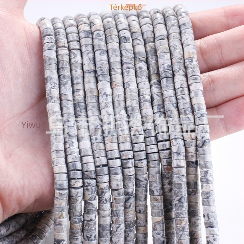 Természetes kő spacer gyöngyök, vágási technológia, modell AL68572, Zheying Jewelry
