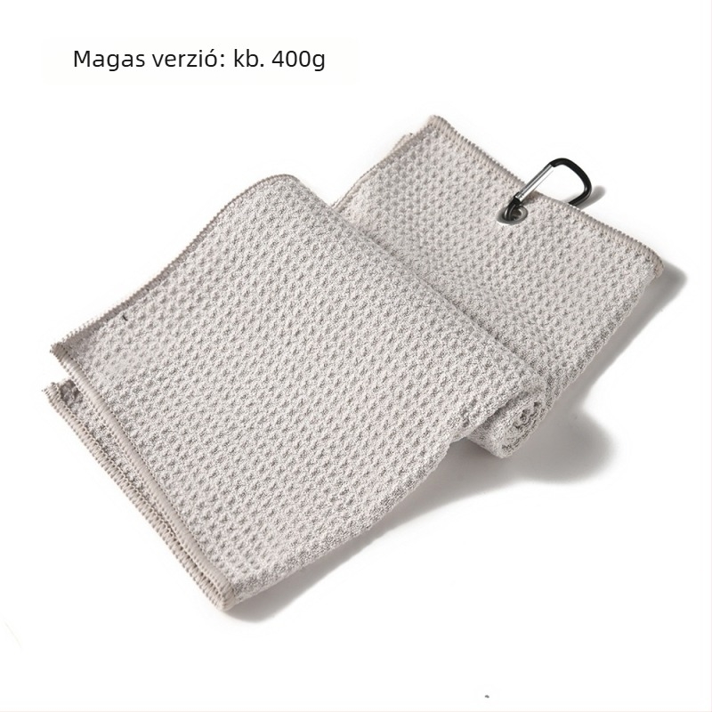 Mikroszálas golf törölköző karabinerrel, hímzett logó és nyomtatás, sport törölköző golfhoz, testreszabható