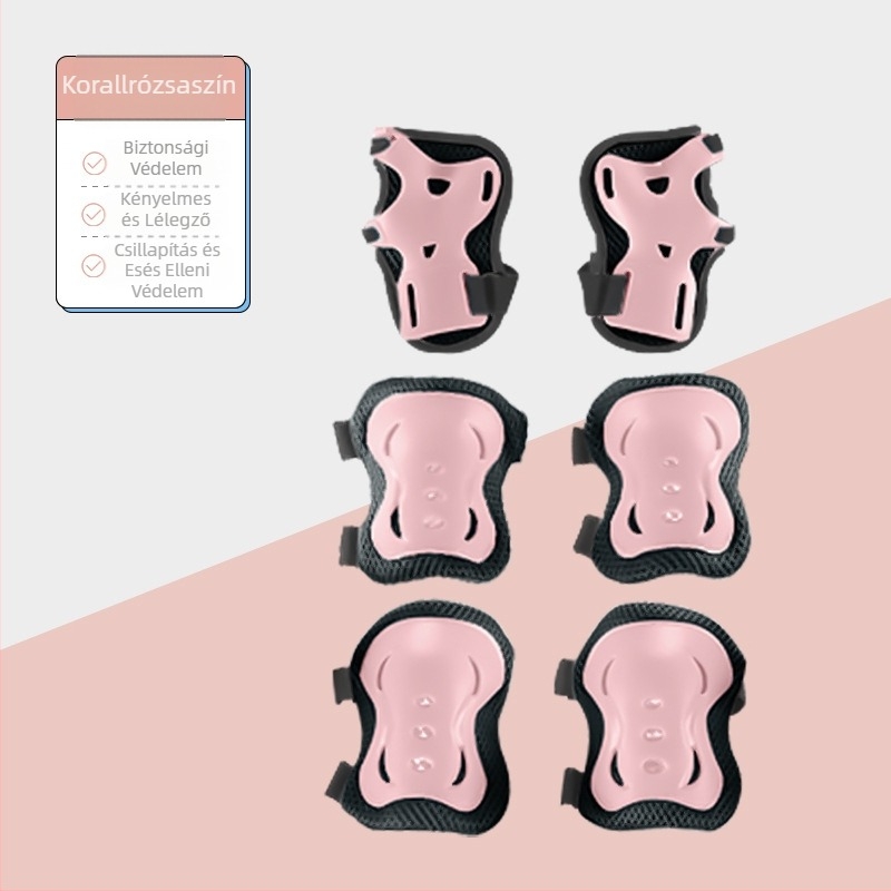 SWAY Gyermekeknek szóló védőfelszerelés készlet görkorcsolyázáshoz – nejlon anyag, gyermekeknek, görkorcsolyázáshoz, 50 darabos csomagolás