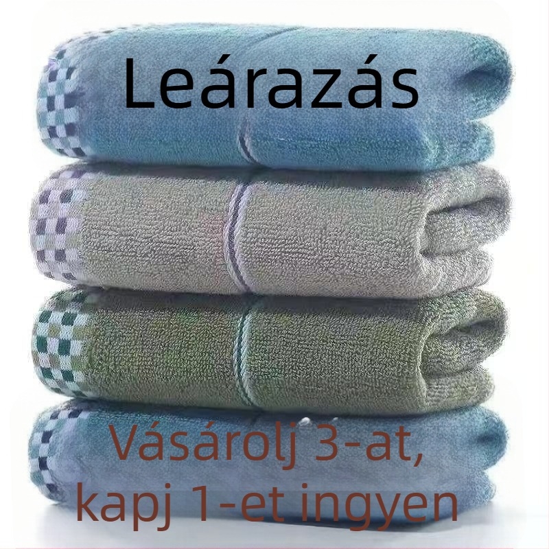 100% pamut arctörölköző, puha és nedvszívó, otthoni használatra, uniszex, felnőtteknek