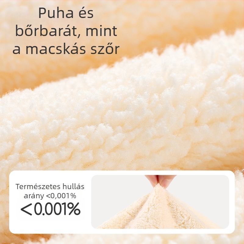 Baba fürdőlepedő – újszülött, korall fleece, 100–120 g, szegélyezés, Joyncleon/Jingqi