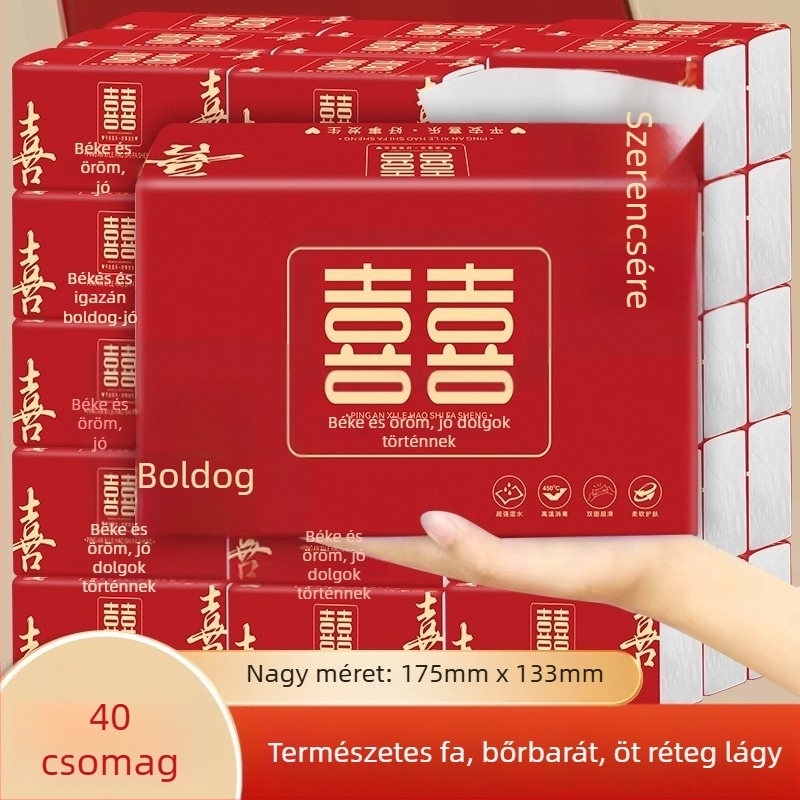 Betűk mintázatú díszek ajándékdobozos csomagolásban, Yuezi márkájú, kínai Valentin-napra