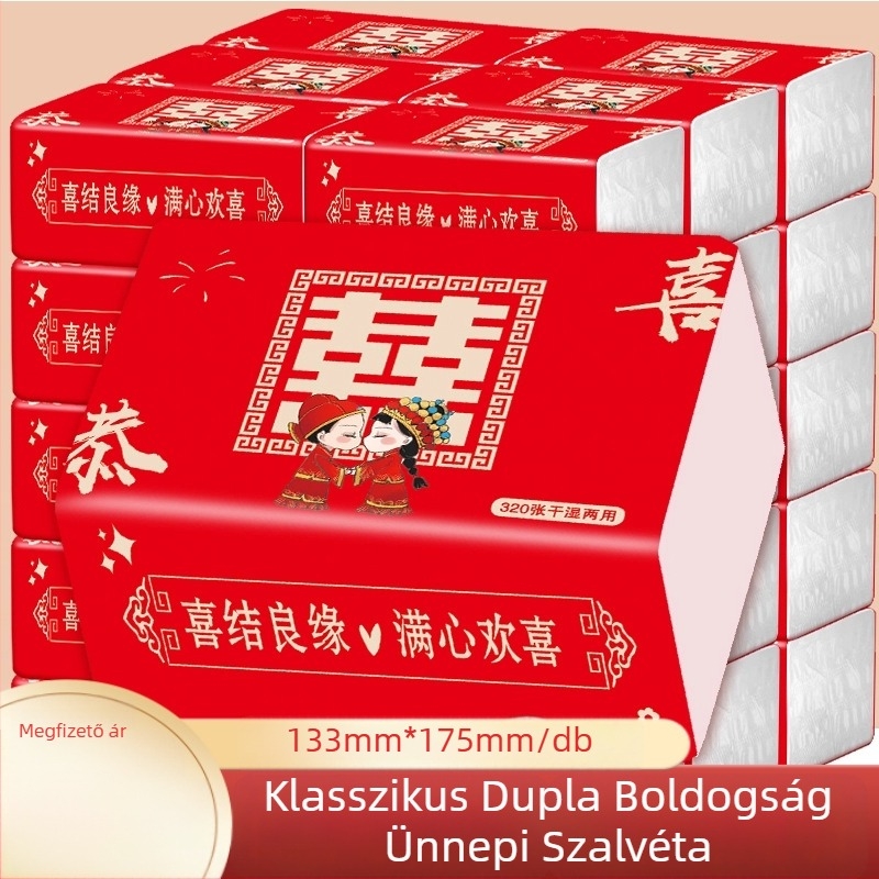 Betűk mintázatú díszek ajándékdobozos csomagolásban, Yuezi márkájú, kínai Valentin-napra