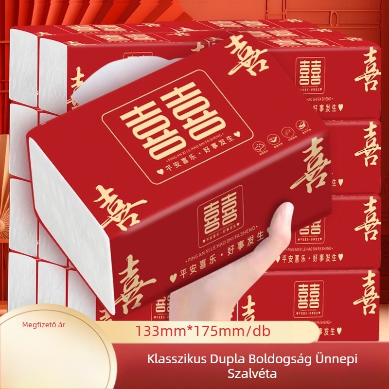 Betűk mintázatú díszek ajándékdobozos csomagolásban, Yuezi márkájú, kínai Valentin-napra