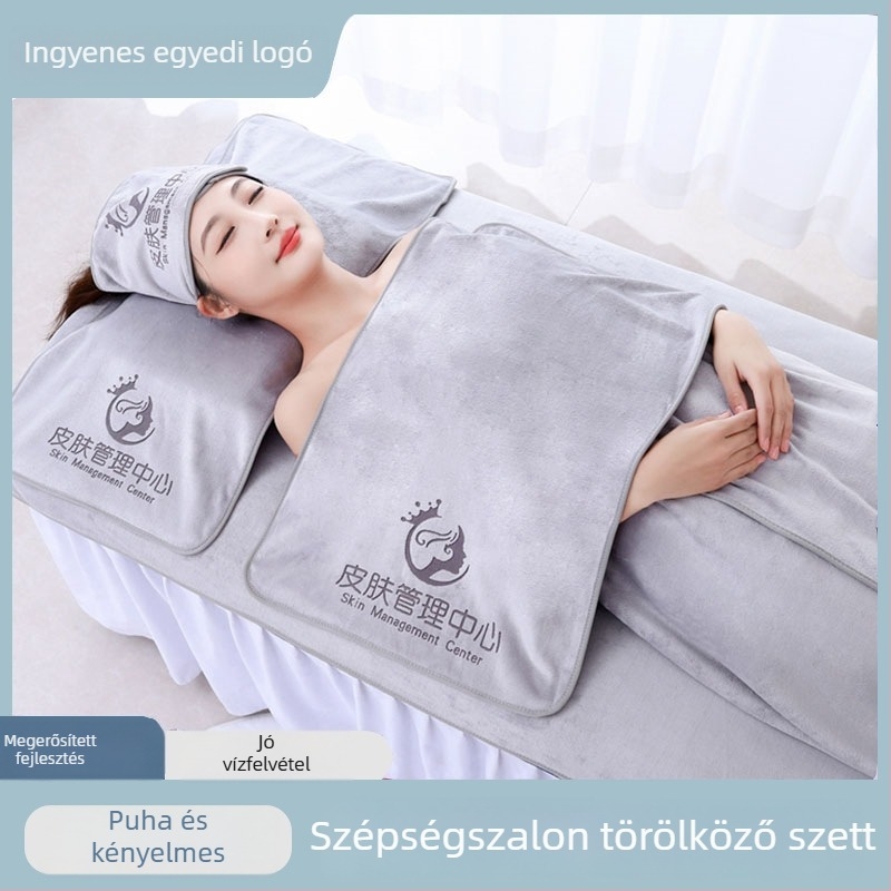 Szépségszalon törölközőkészlet | mikroszálas, finom szálak; bolyhosodásmentes; súly 301-350 g; NET verzió