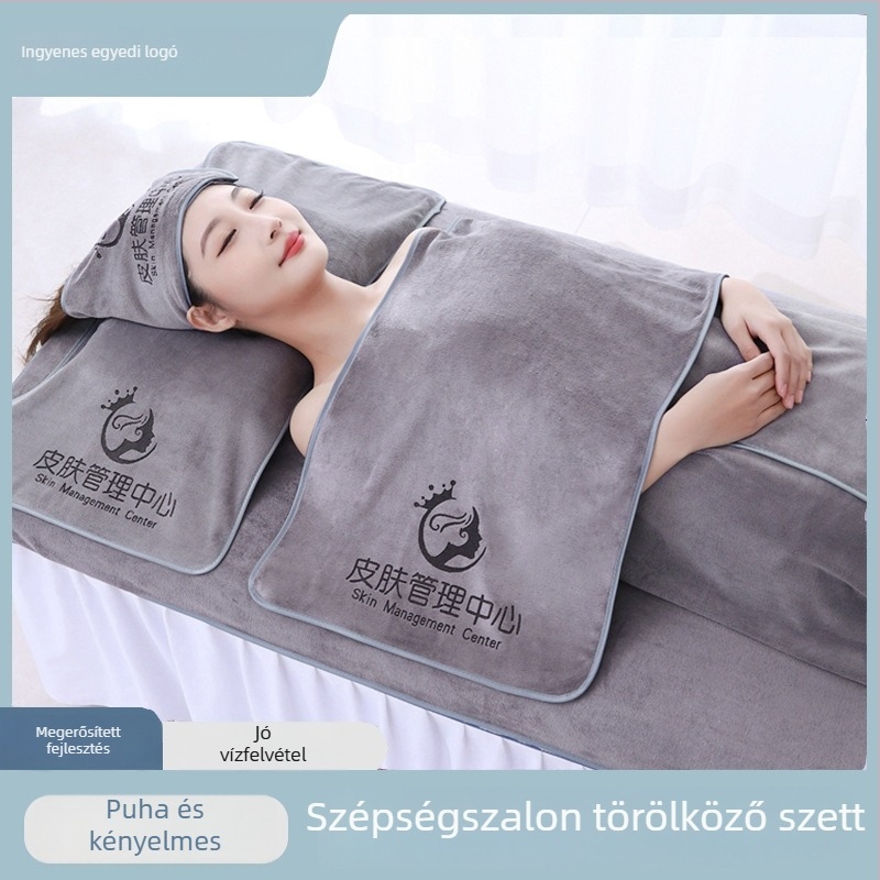 Szépségszalon törölközőkészlet | mikroszálas, finom szálak; bolyhosodásmentes; súly 301-350 g; NET verzió