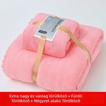 Pamut fürdőlepedő-készlet, 150D szál, sima szövés