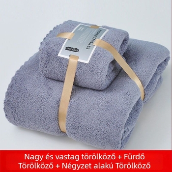Pamut fürdőlepedő-készlet, 150D szál, sima szövés