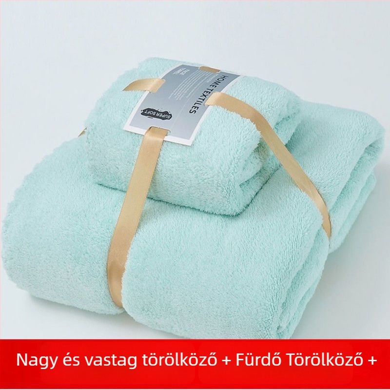 Pamut fürdőlepedő-készlet, 150D szál, sima szövés