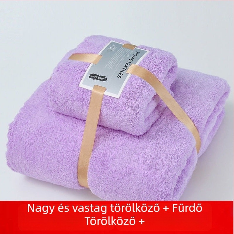 Pamut fürdőlepedő-készlet, 150D szál, sima szövés