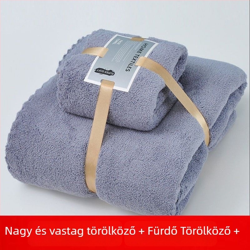 Pamut fürdőlepedő-készlet, 150D szál, sima szövés