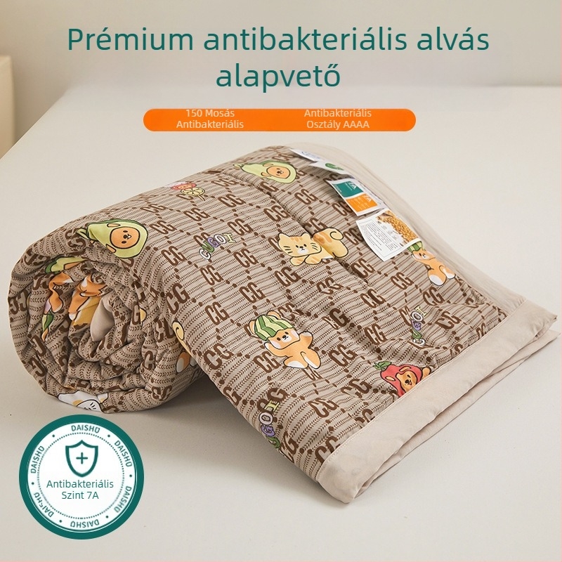 Jielia 7A Nyári pamut mosógépben mosható quilt, pamut anyag, poliészter töltet, reaktív nyomtatás és festés, stílus: kis friss