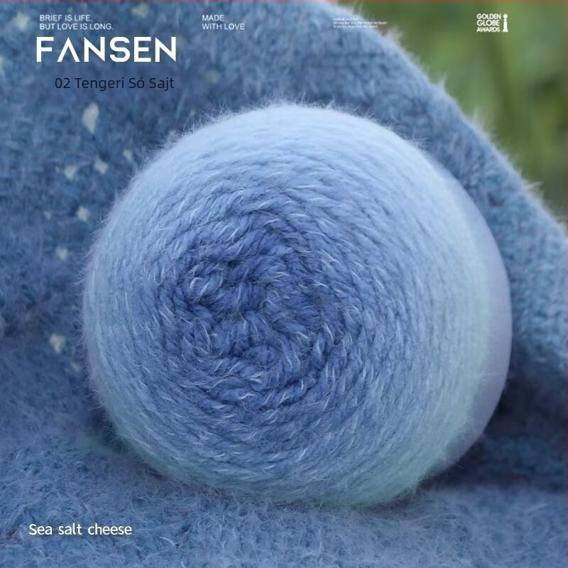 Mu Pai akrilfonal – gyűrűs sodrású, csoportos fonal kézi kötéshez